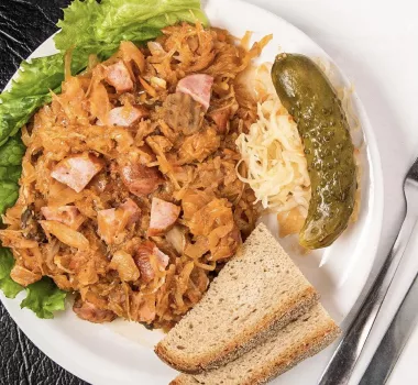 Plate of food at Pulaski Deli in Myrtle Beach