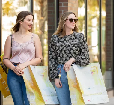 The Market Common Ladies with shopping bags