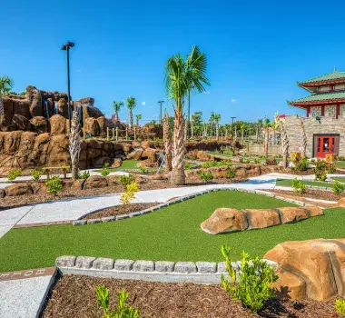 Mini Golf Course at Red Dragon Cove