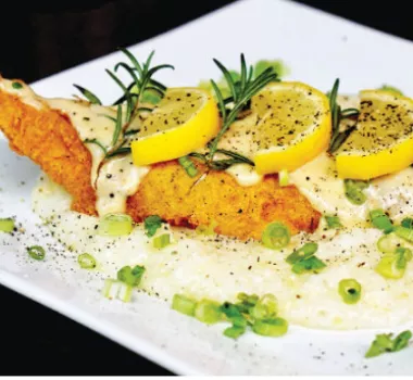 Fish and Grits at Donald's Pancake House in Myrtle Beach