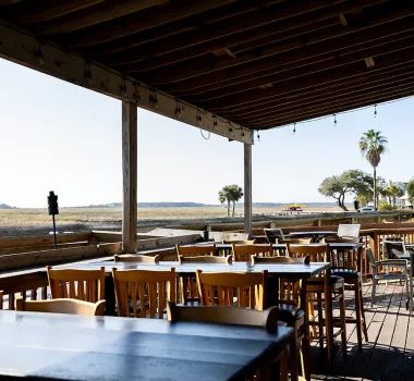 Inlet Prohibition Company outdoor dining deck