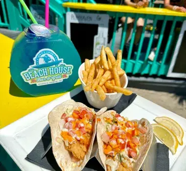 beach house bar and grill tacos and fries
