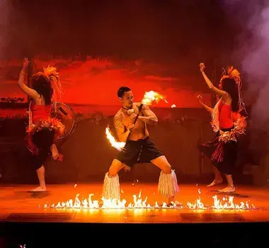 Polynesian Fire Productions fire dancers