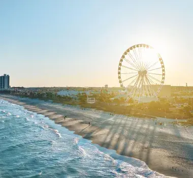 Myrtle Beach Skyline Oceanfront Downtown SkyWheel