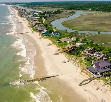 PawleysIslandBirdsEyeViewShoreline