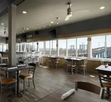 Interior at Southern Tide on the Springmaid Pier.