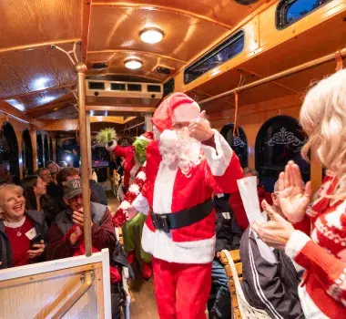 Surfside Beach Holiday Lights Trolley