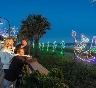 Winter Wonderland at The Beach Lights Display