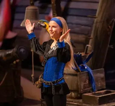 Pirates Voyage Dinner Show Wildlife