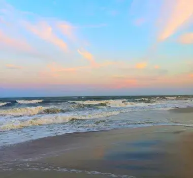 A beautiful beachy sunset