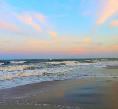 A beautiful beachy sunset