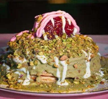 Dubai Raspberry Pancakes Chocolate Bar &amp; Grill