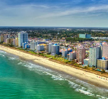 Myrtle Beach Coast Aerial