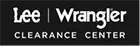 Lee Wrangler Clearance Center logo