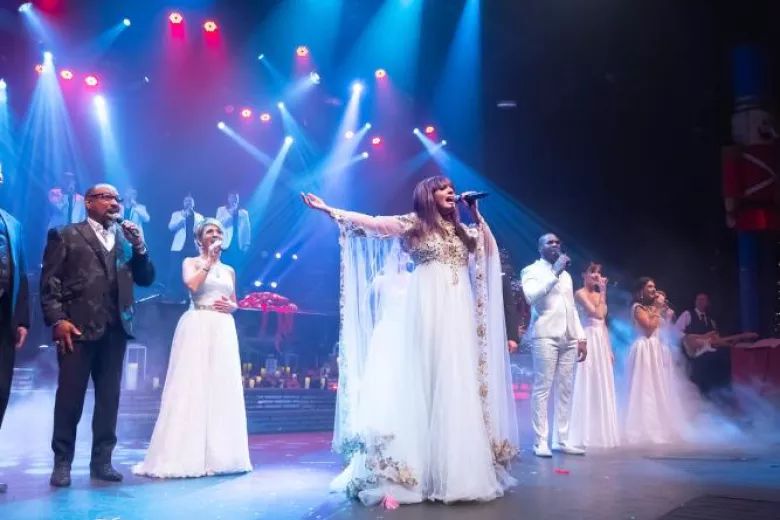 The Carolina Opry Christmas Special - white gown