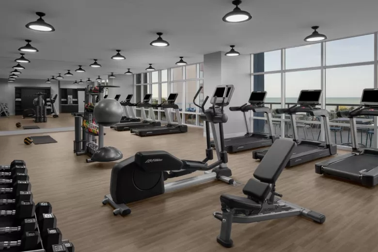 Courtyard Myrtle Beach Oceanfront fitness center