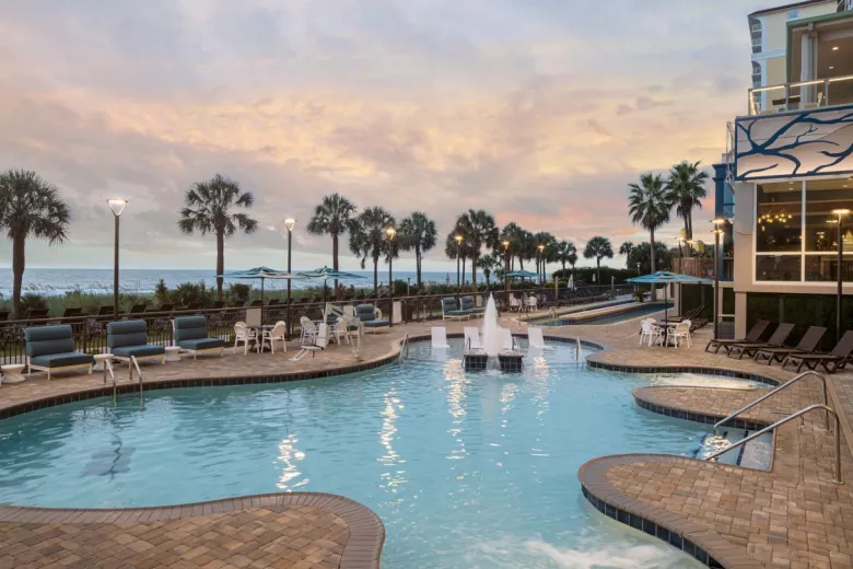 Courtyard Myrtle Beach Oceanfront heated pool