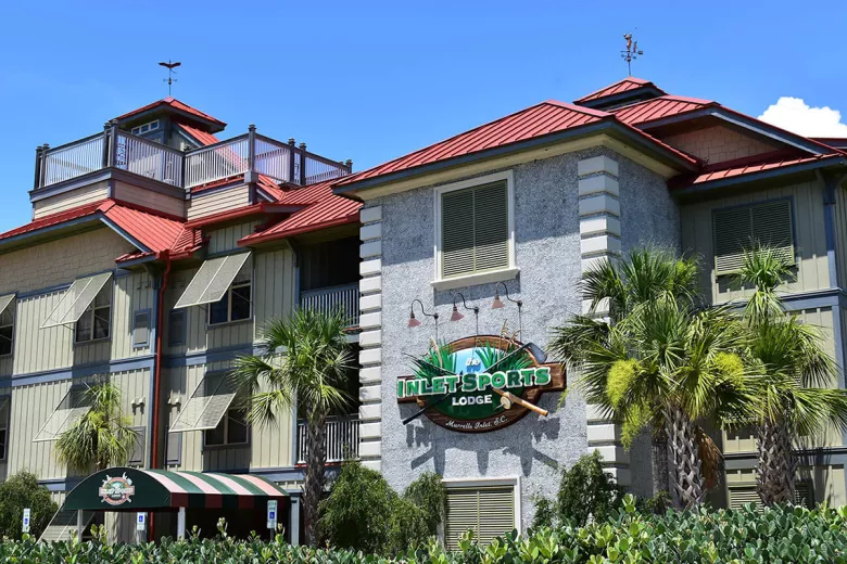 The Inlet Sports Lodge bulding exterior