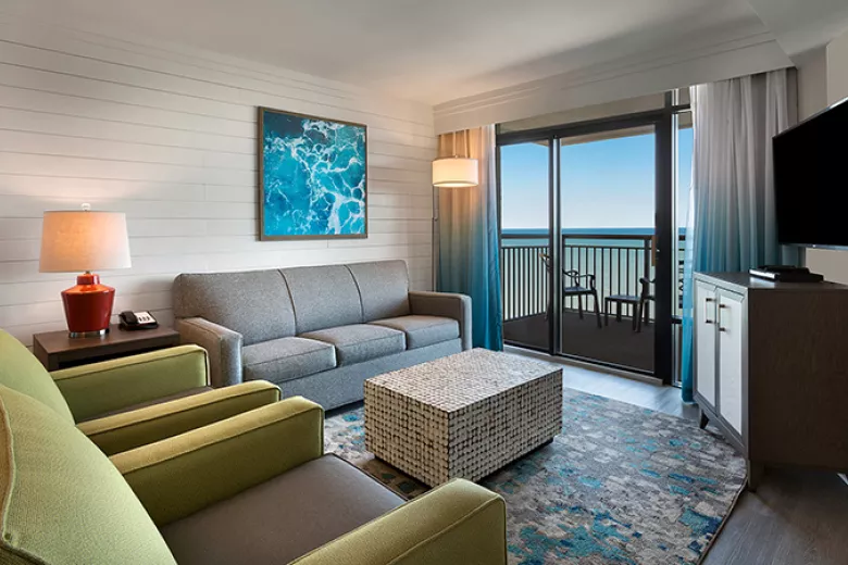 Grande Cayman interior living room