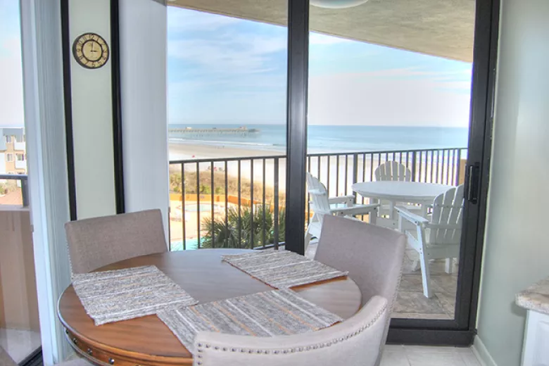 Booe Realty - ocean view from condo kitchen