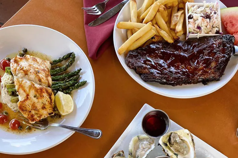 Carolina Steak and Seafood dinners