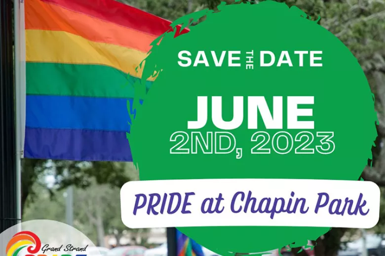 Pride at Chaplin Park Event Save the Date June 2nd 2023