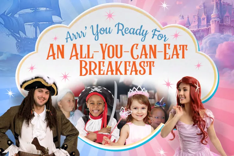 Images of kids dressed as Pirates and Princesses