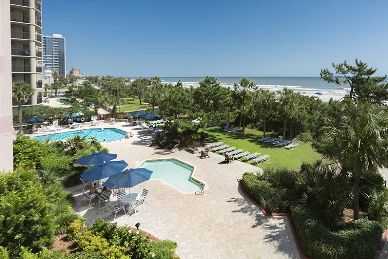 Beach Colony Resort aerial