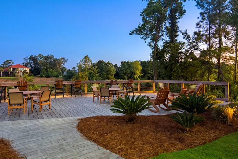 Best Western Plus Myrtle Beach deck overlooking intracoastal waterway