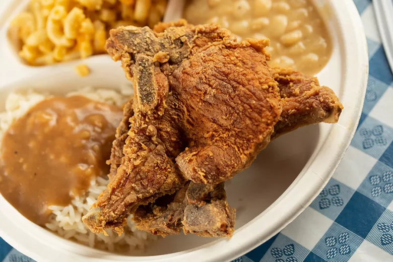 Big Mike's Soul Food fried chicken plate