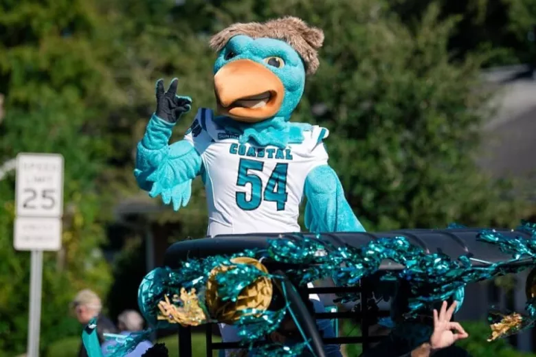 Chauncey on parade route