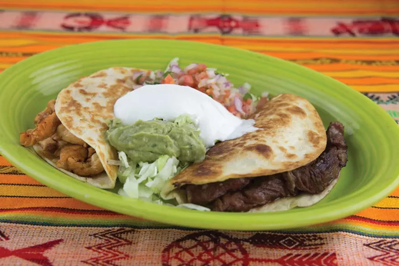 Fiesta Mexicana Cantina grilled quesadillas