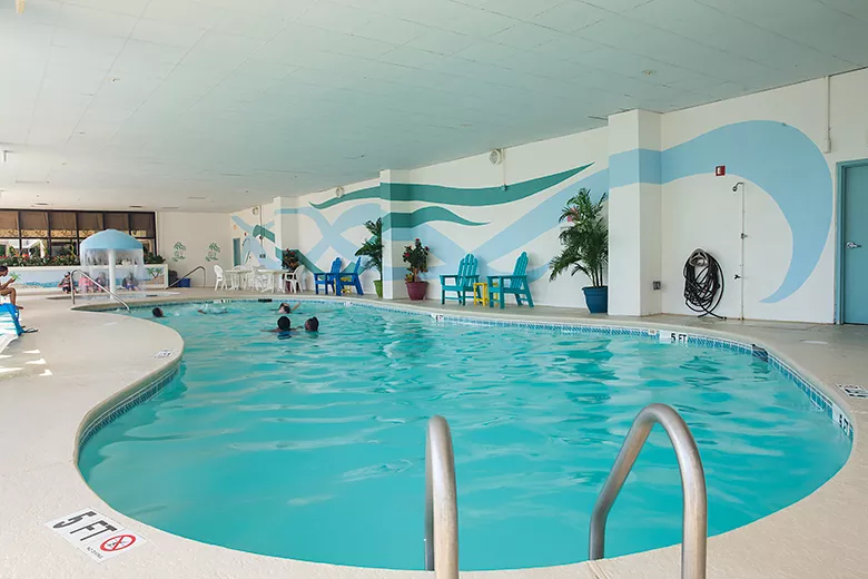 Large indoor swimming pool