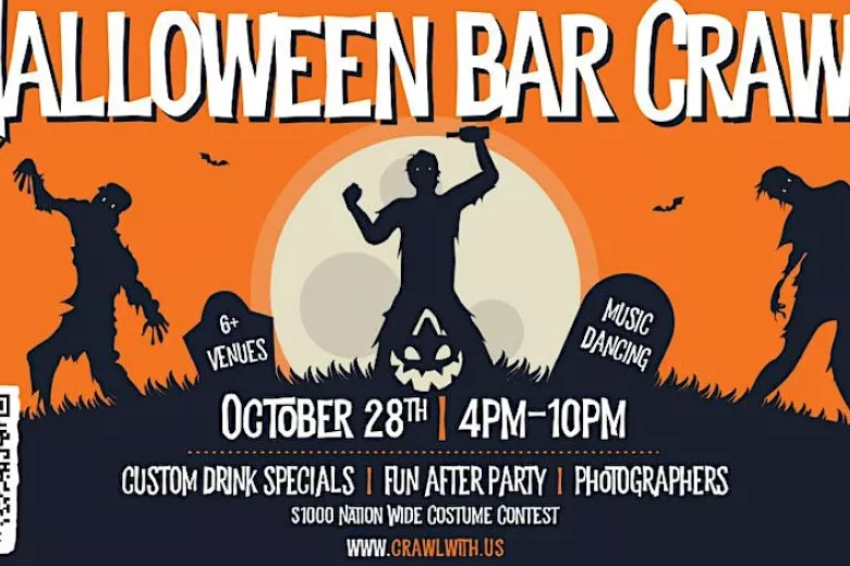 The 6th Annual Halloween Bar Crawl! - Lets Get Spooky!