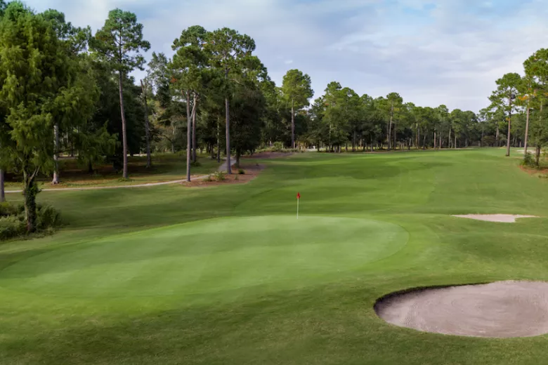 Pearl Golf Links - West Course fairway and green