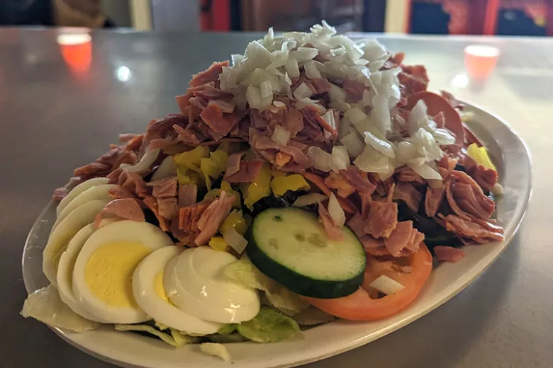 Pittsburgh Pizza Pub large cobb salad