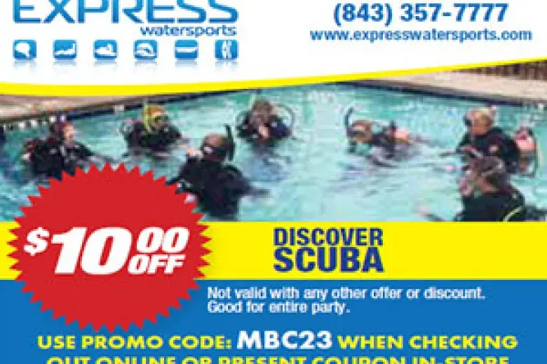 2023 Express Watersports VisitMyrtleBeach.com coupon