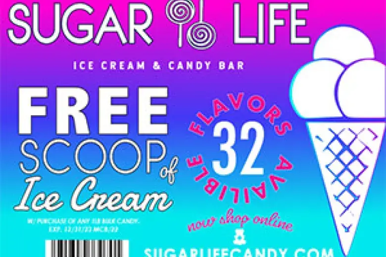 2023 Sugar Life Ice Cream and Candy Bar VisitMyrtleBeach.com coupon