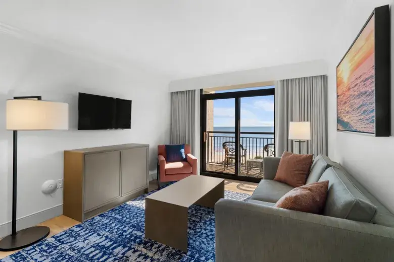 Ocean Reef Resort - South Tower Three Bedroom Deluxe Condo - Living Room Photo