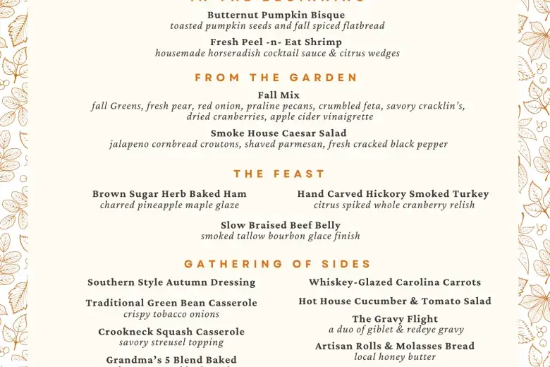 Thanksgiving at Black Drum Photo