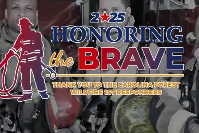 2025 Honoring the Brave Carolina Forest Wildfire 1st Responders Photo