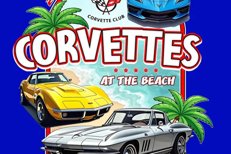 Corvettes at the Beach Car Show 2025 Photo