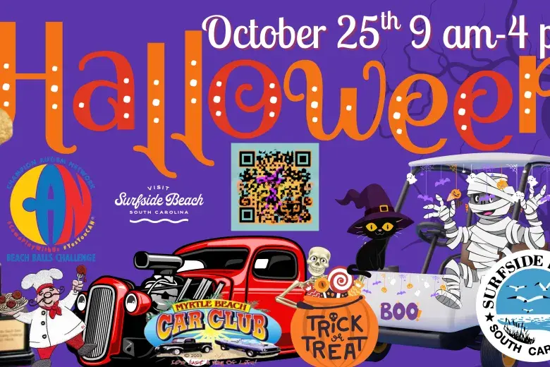 Halloween Rod Run Car Show | CAN Meatball Challenge | Halloween Golf Cart Parade Photo