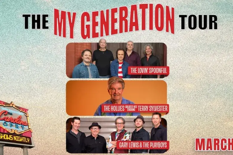 My Generation Tour: The Lovin’ Spoonful, The Hollies Greatest Hits Starring Terry Sylvester, and Gary Lewis & the Playboys Photo