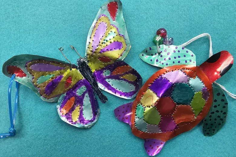 Upcycled Nature Art Photo