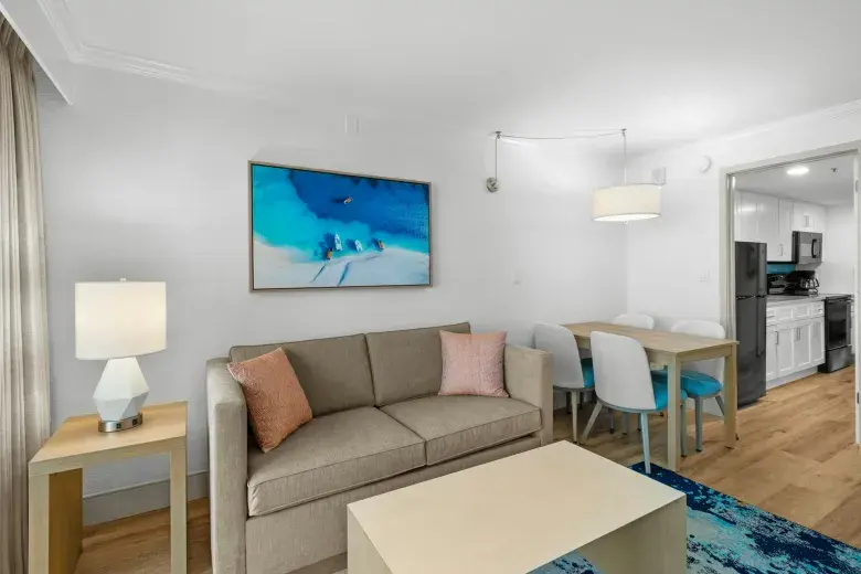 Caribbean Resort Oceanfront 1 Bedroom King Suite Living Room Photo 7