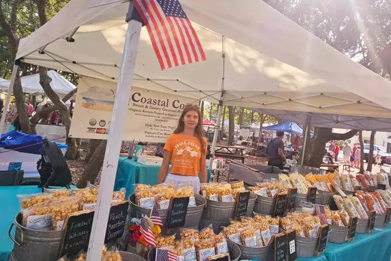Coastal Corn at local flea market Photo