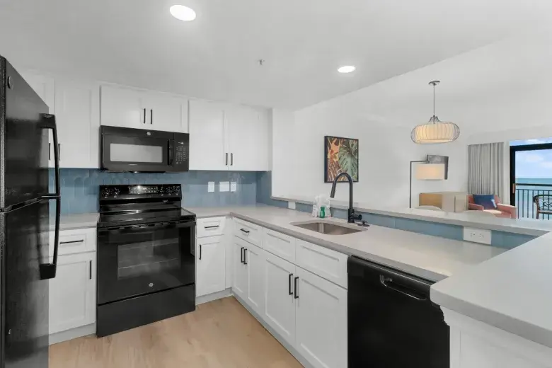 Ocean Reef Resort - South Tower Three Bedroom Deluxe Condo - Kitchen Photo 4
