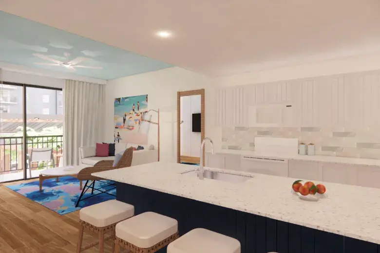 Living room and kitchen Photo 17