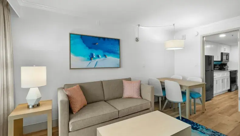 Caribbean Resort Oceanfront 1 Bedroom King Suite Living Room Photo 9